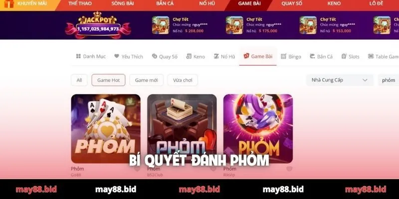 bí quyết đánh Phỏm