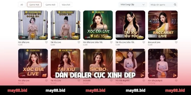 Dàn dealer cực xinh đẹp